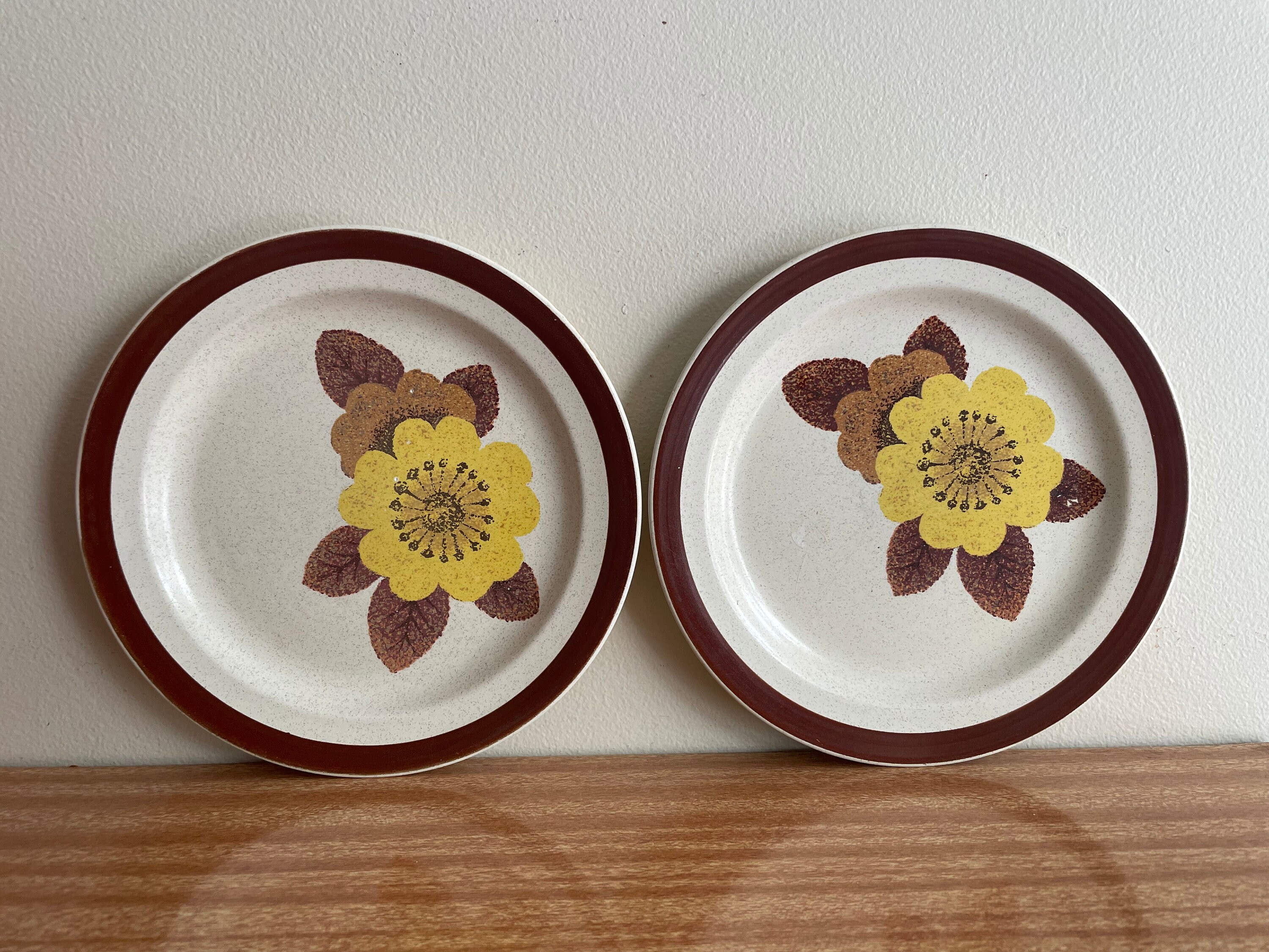 Noritake Craftone Japan Wildwood 8773 Side Plates X2 - Etsy