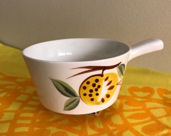 Ramekin met Japans fruitthema uit de jaren 60