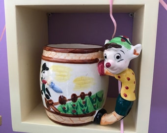 Zeldzame Disney Pinokkio-personagemok uit de jaren 70