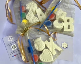 Customizable Gift Bag Painting Kit: DIY Craft Party Favors