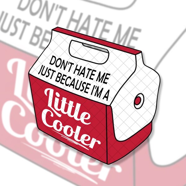 Aazon.co: Don't Hate e Because I' a Little Cool Cute Enael Pins