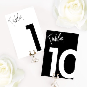 A5 Table Numbers Bundle | Lux Wedding Stationery | Digital Table Numbers | 2 Designs Included | DIGITAL DOWNLOAD