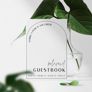Guestbook Sign | Polaroid Sign | Wedding Decor | Wedding Stationary | Minimalist | Multiple Colours Available