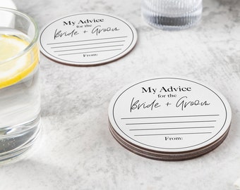 Advice for the Bride & Groom |  Wedding Coasters  |  Event Coasters  |  Event Decor  |  Coasters  |  DIGITAL DOWNLOAD