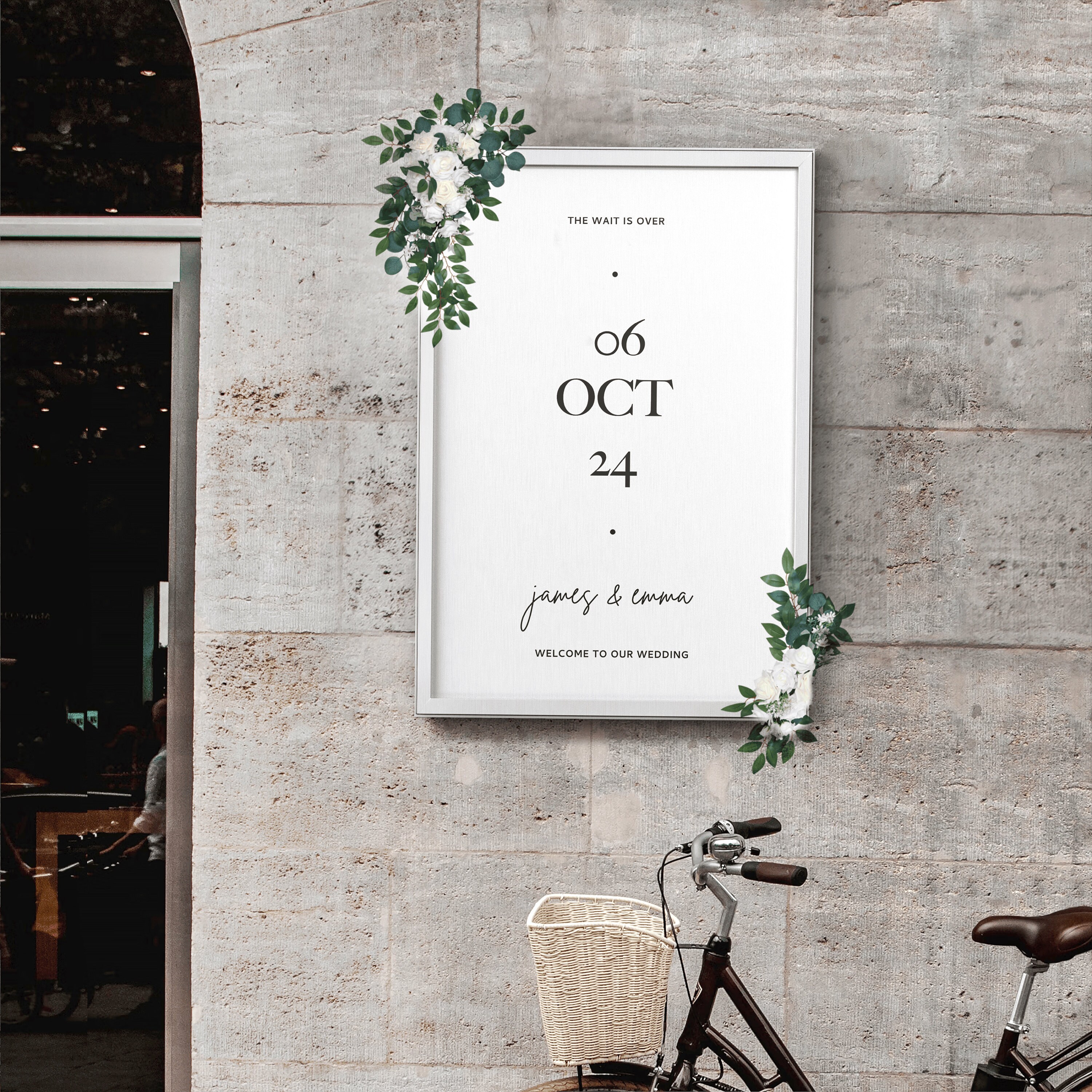 Customise - Date Welcome Sign | Wedding Sign | Wedding Stationary ...