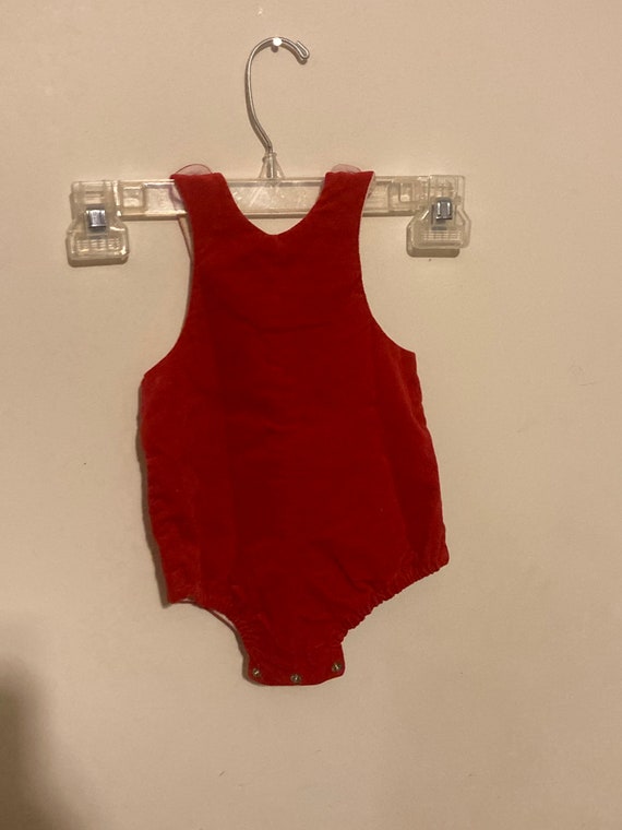 Toddle tyke size medium red made in the USA 100% … - image 10