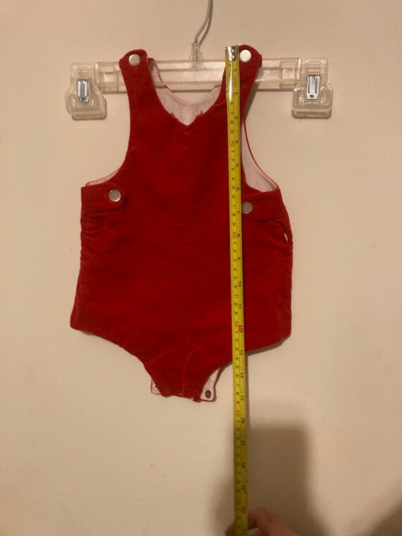 Toddle tyke size medium red made in the USA 100% … - image 4