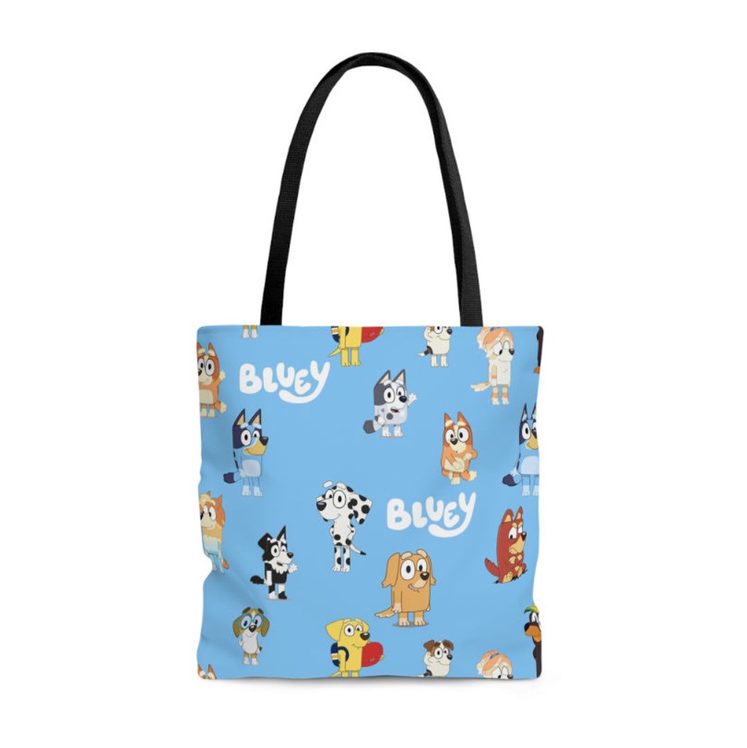 Bluey AOP Tote Bluey Gift Bag Bluey Tote Bag Bluey Bag Etsy