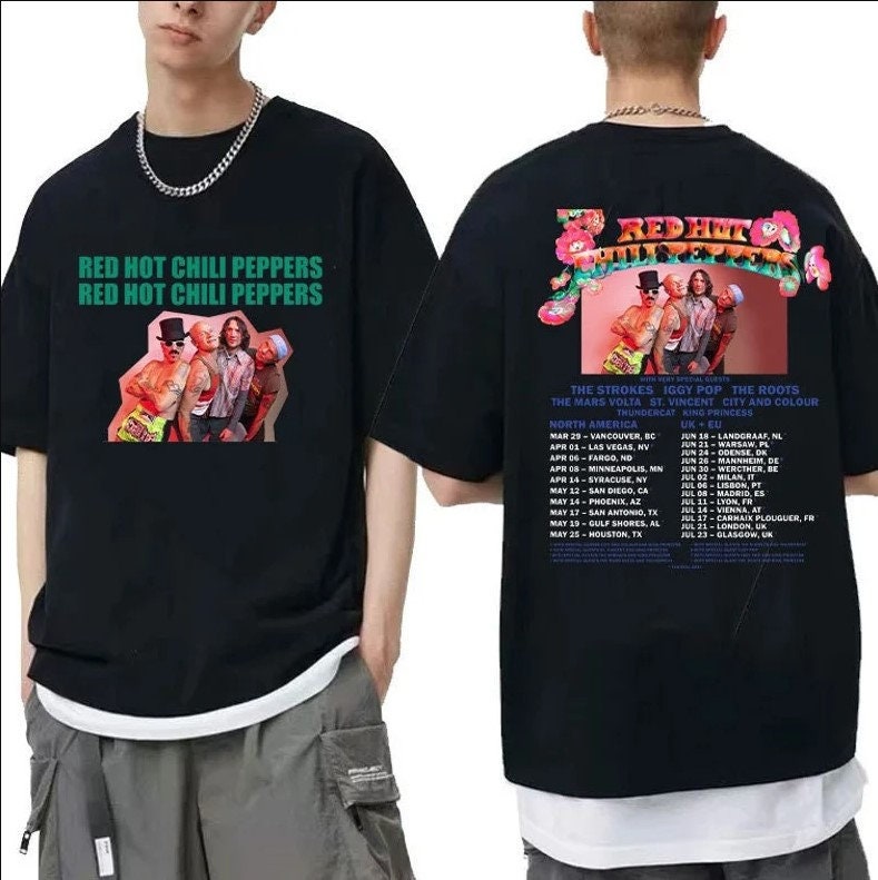 Discover Red Hot Chili Peppers 2023 Tour Shirt, Red Hot Chili Peppers Shirt