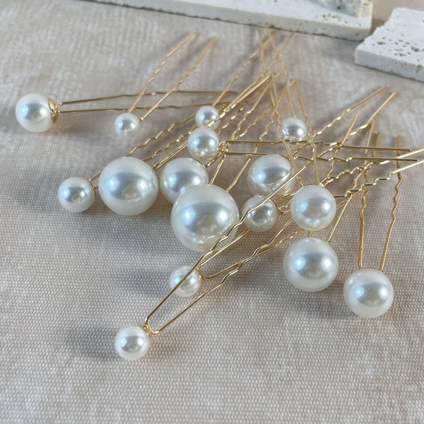 18pcs Pearl Bridal Hair Pins,Wedding Hair Pins,Bridal Jewelry,Hair Piece,Wedding Hair Accessories,Hair Pins Set,Bridesmaid Accessories,UK