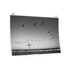 High Island Beach Premium Matte horizontal posters