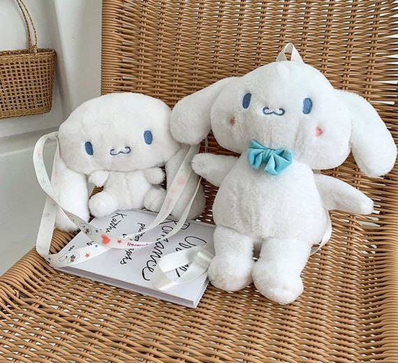 Sanrio Cinnamoroll with Bear on Head Drawing Plush With Voice