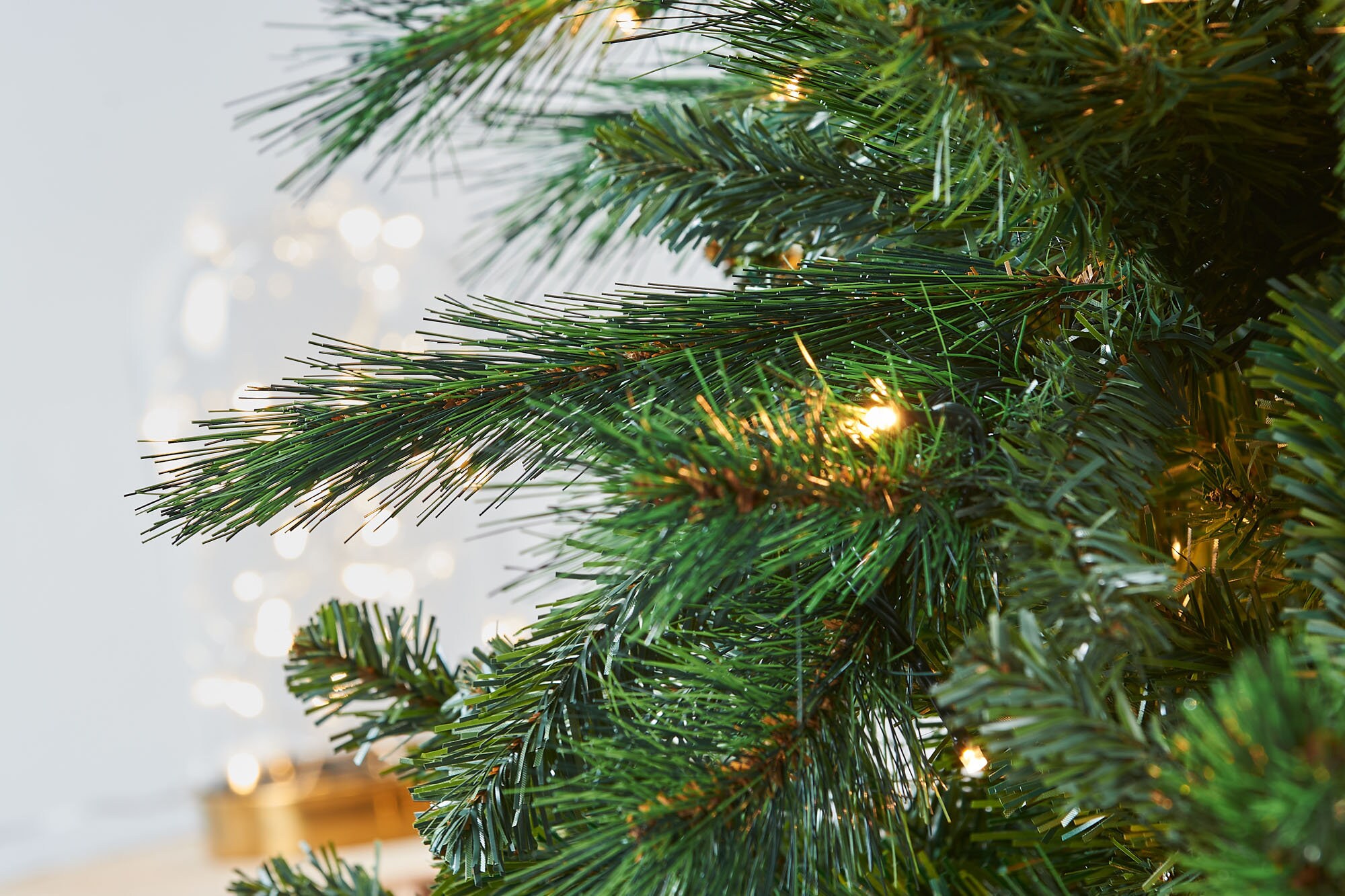 Prelit Victorian Pine Multifunction Christmas Tree With Warm White