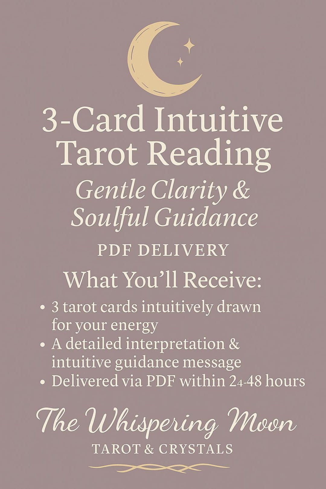 Three Card Intuitive Reading - Etsy