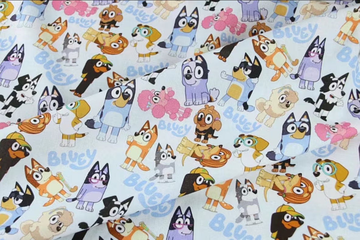 Bluey Gift Wrap Bluey Wrapping Paper Bluey Birthday Bluey Etsy