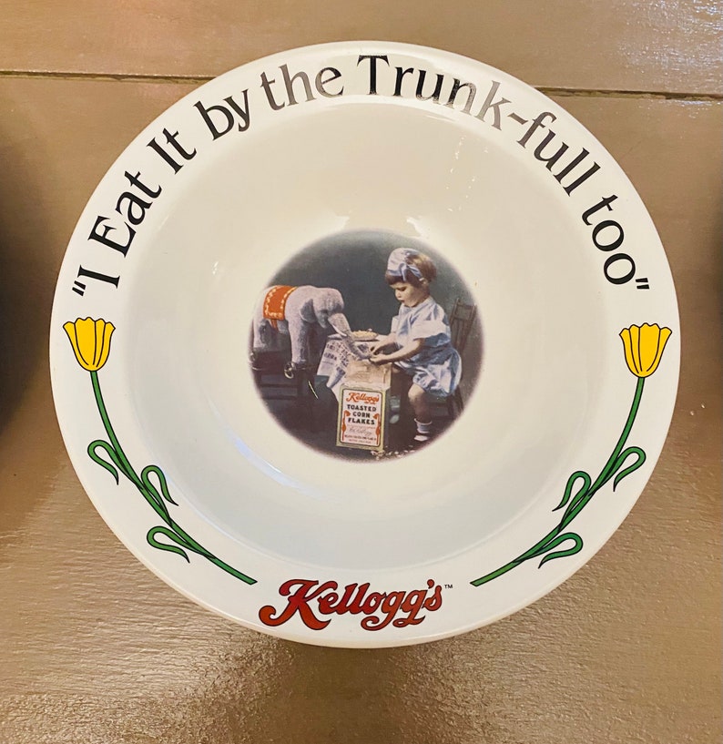 Kelloggs 90th Anniversary Cereal Bowls Set of 4 Official Etsy
