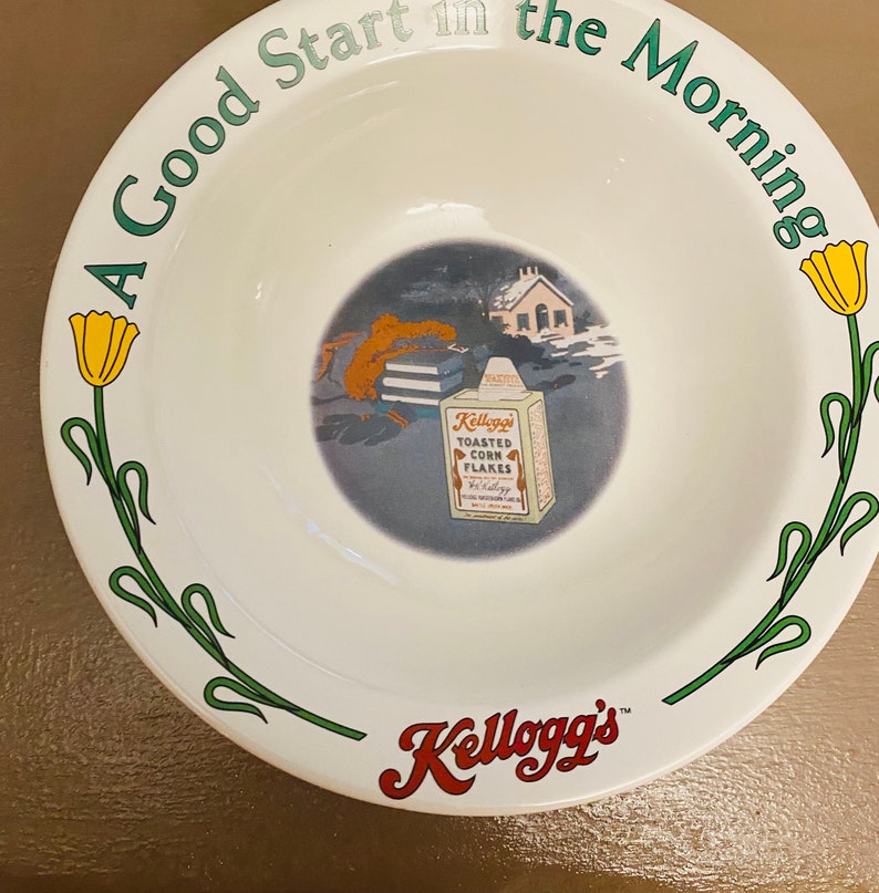 Kelloggs 90th Anniversary Cereal Bowls Set of 4 Official Etsy
