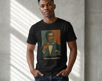 Patrice Lumumba Pan-African Heroes Black Unity Power T-Shirt | African Pride, Pan-African Colors