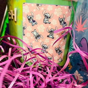 Stitch and Angel adorable bundle 40 by 50 baby throw Matching pillow Angel plush image 3