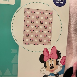 Minnie Mouse Adorable Bundle 40 BY 50 baby throw Easter Plush sand bucket image 3