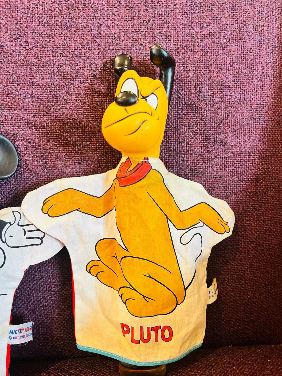 Vintage Disney Puppets Lot Minnie ,MICKEY ,and 2 Different Plutos Etsy