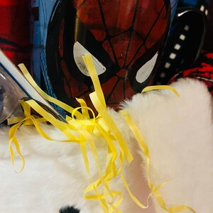 Spiderman Easter bundle soft throw 50 by 70 cloud pillow ,chalk,kite,mug and bubble wand image 6