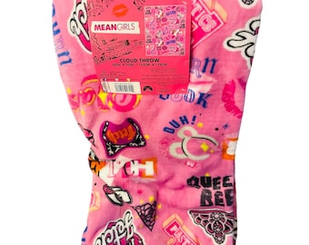 Mean girls, girl world 60 x70 cloud throw soft, cute
