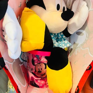 Minnie mouse sand bucket 50 x 70 soft adorable throw large mini pillow plush image 5