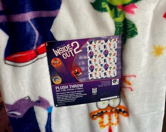 Manta linda de Halloween de Inside Out 2 de 50 x 70 pulgadas