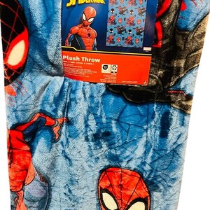 Spiderman Easter bundle soft throw 50 by 70 cloud pillow ,chalk,kite,mug and bubble wand image 3
