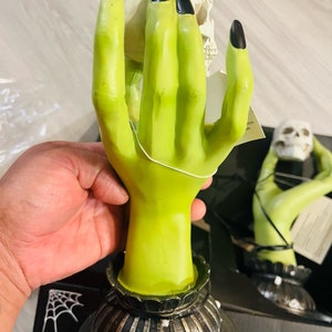 Martha Stewart set of two candleholders for Halloween display image 2