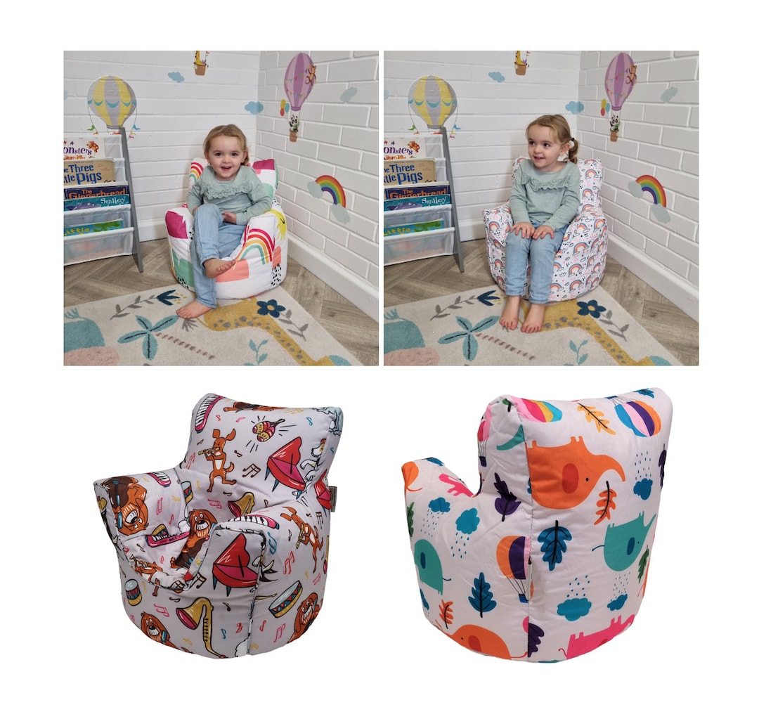 Children's Beanbag Chair Indoor & Outdoor Gaming Seat Bean Etsy UK