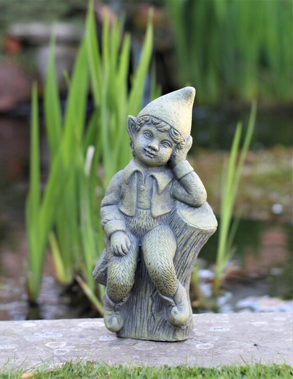 Stone pixie garden ornaments Clearance