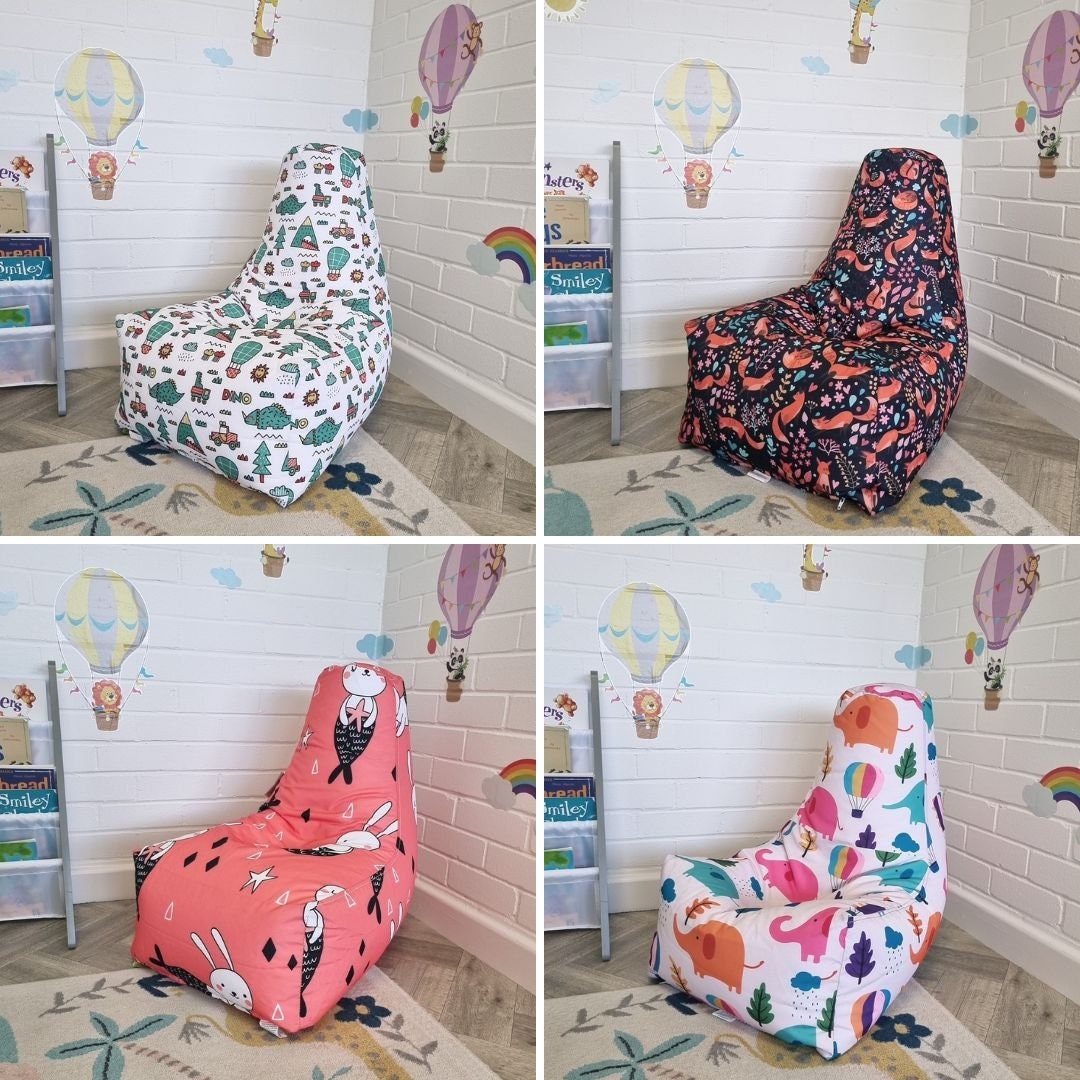 Children's Beanbag Chair Indoor & Outdoor Gaming Seat Bean Bags for