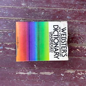 Webster&#39;s New 20th Century Dictionary Unabridged 2nd Edition Deluxe Color