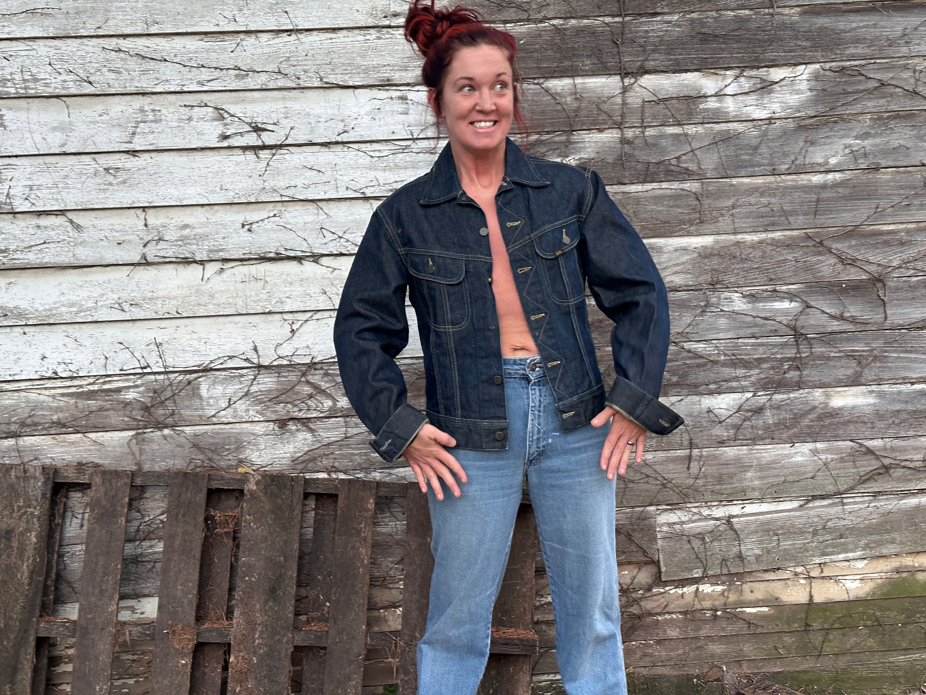 ULTRA RARE Vintage Lee Rider Denim Jacket 101-J / 1948-1953