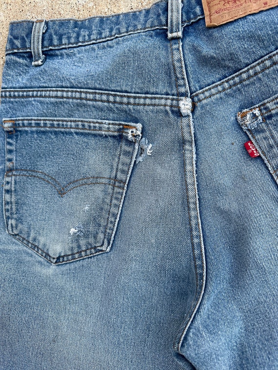 Levi’s 517s Vintage Denim/ Worn Jeans / Made in t… - image 6