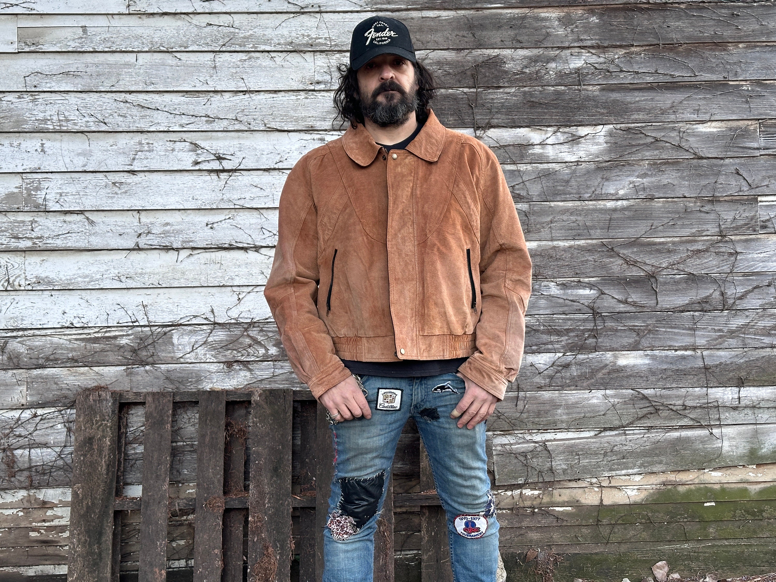 Gitano leather jacket - Etsy 日本