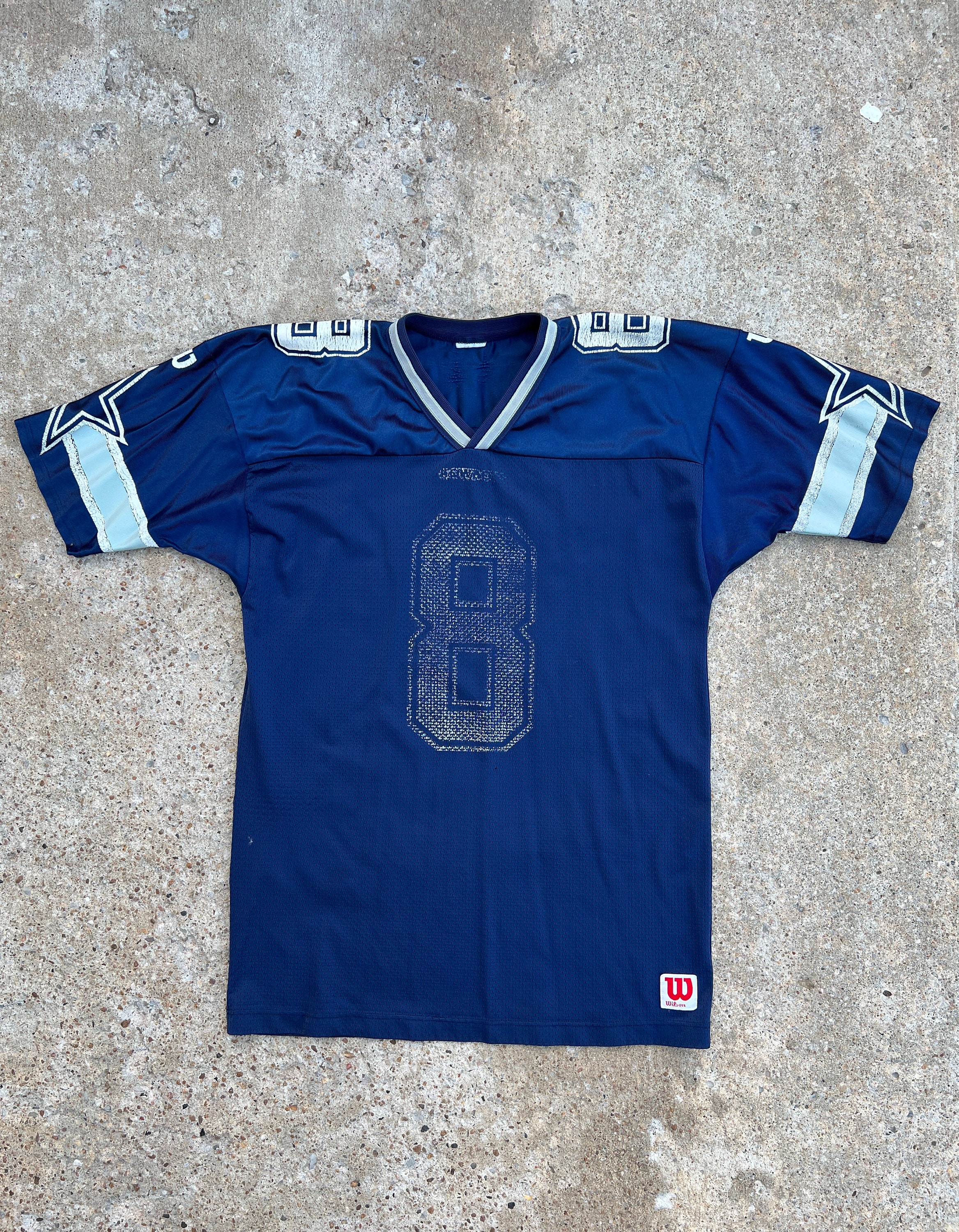 Vintage Apex One Troy Aikman Dallas Cowboys sewn 75th anniversary jersey  (Men M)