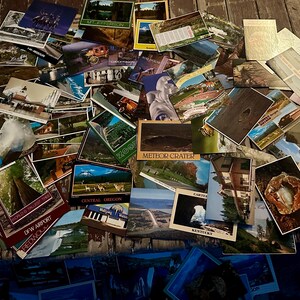 Jeu de cartes postales inutilisées des années 80, plus de 200