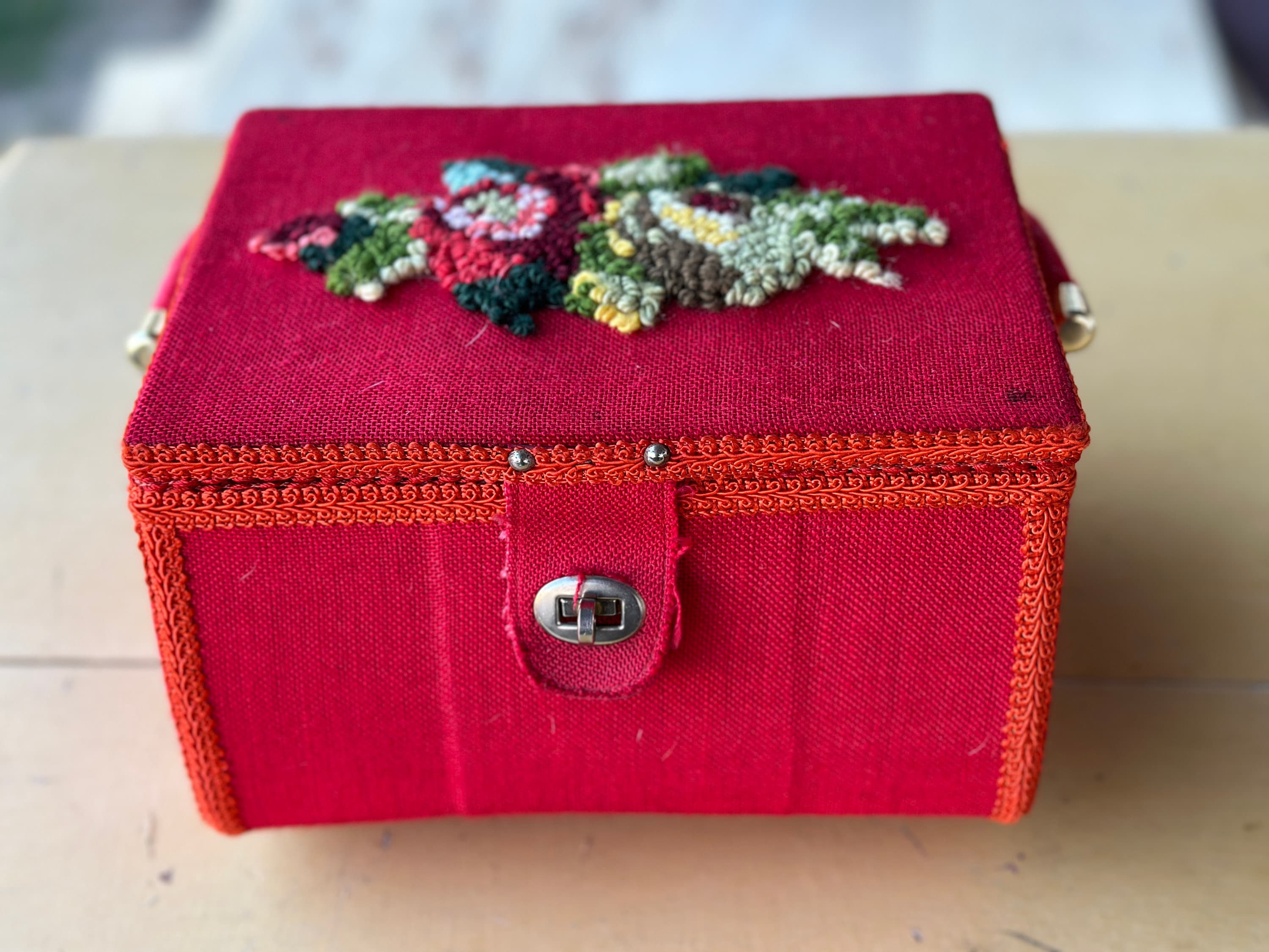 Vintage JC Penney's Sewing Box / Box Purse / Made in Japan Vintage JC Penney's Sewing Box / Box Purse / Made in Japan