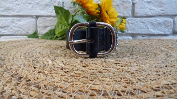 Armani jeans leather belt best sale