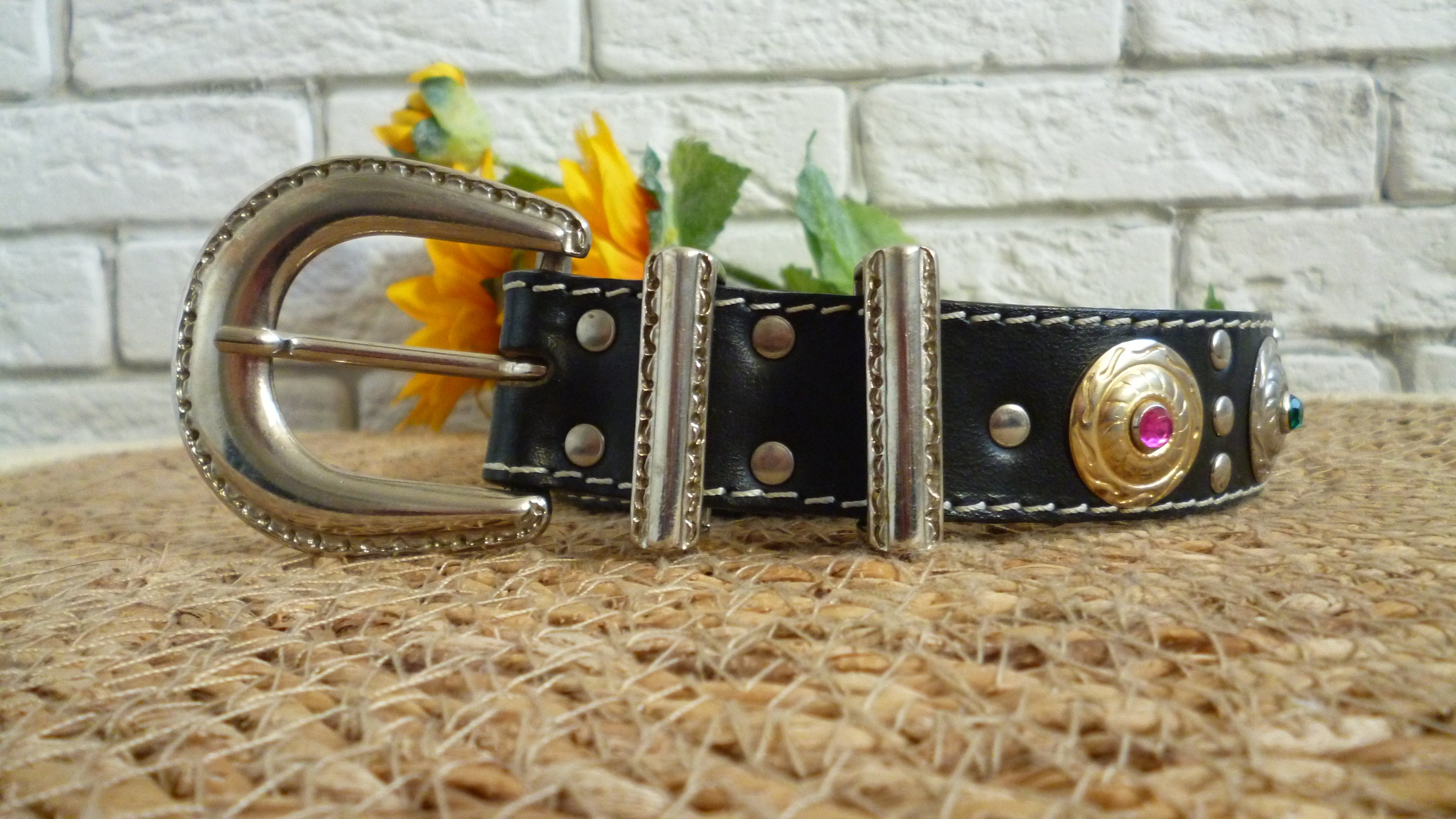 Concho UMS Leather Belt main image 1