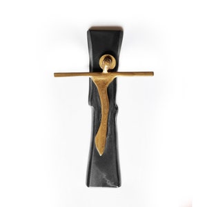 Crocifisso Fatto a mano - イタリア製 Artigiano Croce della Semplicità Umiltà - 宗教、付属品 - Fede In Gesù Chiesa