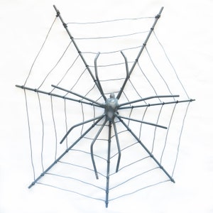 Black Spider - Made in Italy Wrought Iron creation to Hang on the Wall - Cool and Unique Gift for Family and Friends