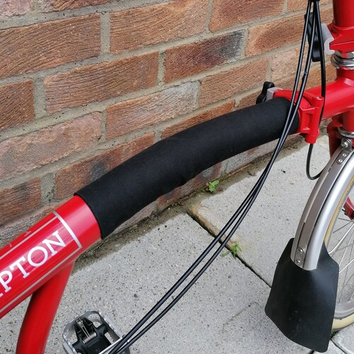 Leather Frame Protector for Brompton Bicycle Long SEW ON Etsy