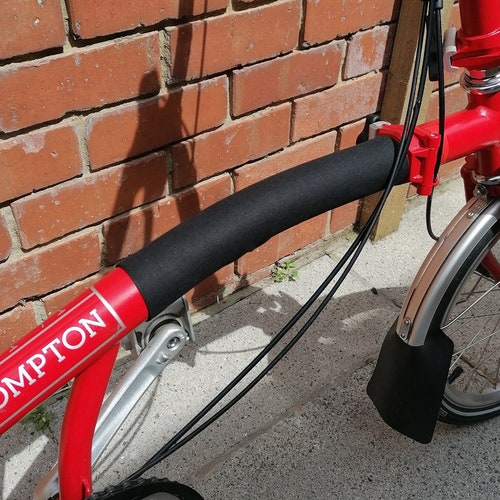 Leather Frame Protector for Brompton Bicycle Long SEW ON Etsy