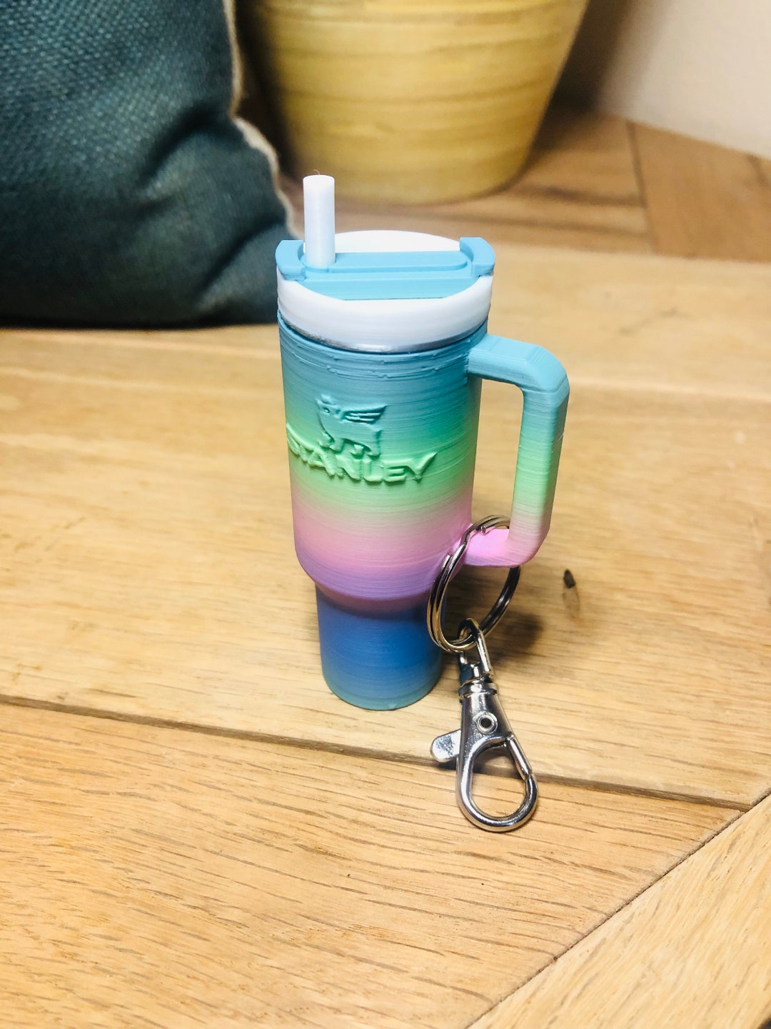 Stanley Tumbler Keychain Stanley Chapstick Holder 3D Printed Stanley