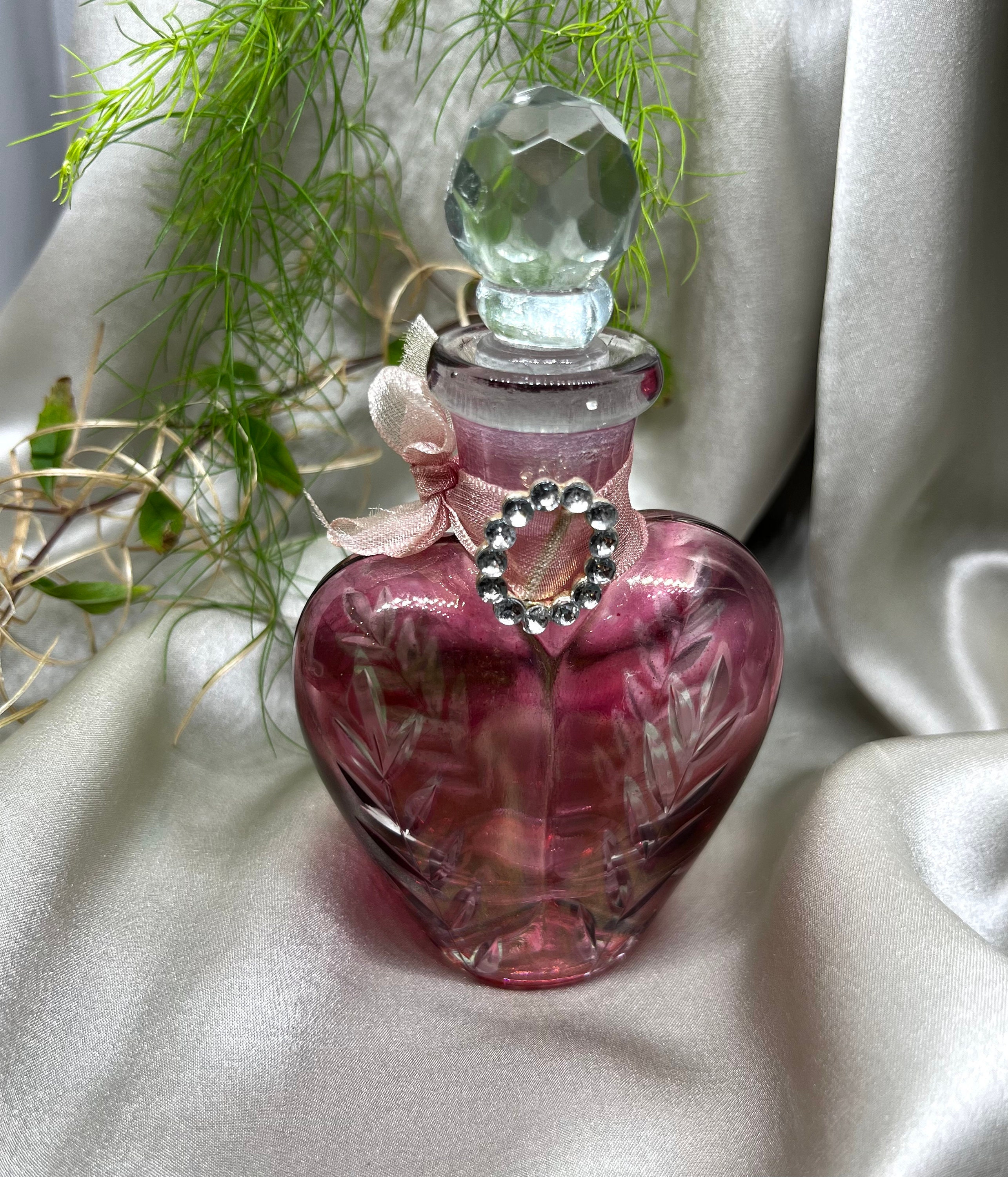 Holiday Ornament Love Potion Glass Ormanent Romance Perfume Bottle