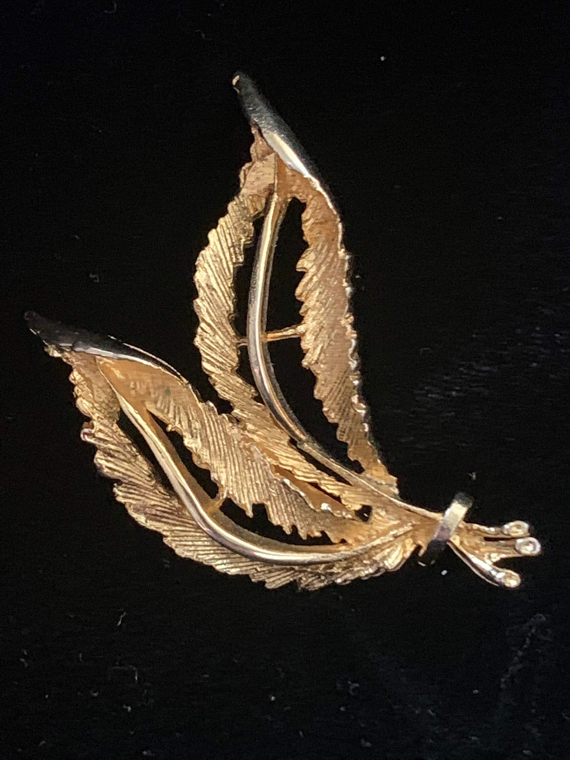 Broche Vintage Années 80 En Métal Doré - Ensemble Musical Rétro Pour Femme, Occasion